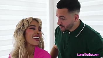 Three Hotties Playing With Golf Ball And Trainers Balls Too thumbnail