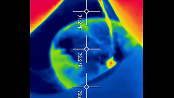 Close up of my hot pee into the toilet