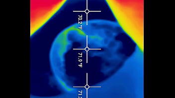 Close up of my hot pee into the toilet