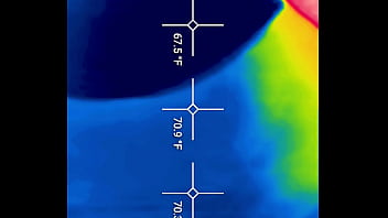 Close up of my hot pee into the toilet