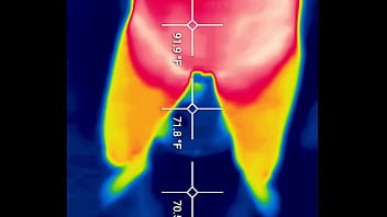 Close up of my hot pee into the toilet