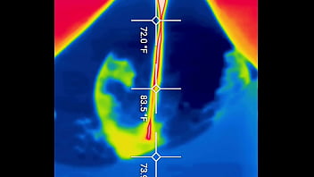 Close up of my hot pee into the toilet