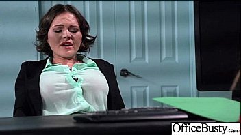 Hardcore sex in office with big round boobs horny girl krissy lynn vid