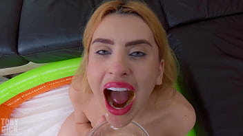 Piss drinking anal slut lola morango spews chunky mess and tastes dirty dick