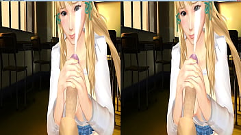 Vr 3d girl blowjob