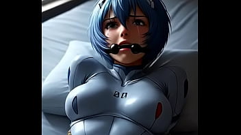 Rei ayanami tied and afraid