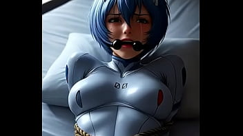 Rei ayanami tied and afraid