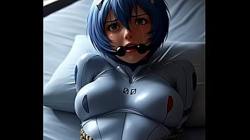 Rei ayanami tied and afraid