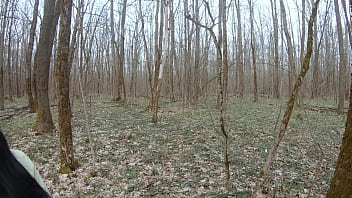 Stranger in the woods gets to suck dick