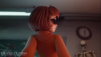 Velma juega con un consolador