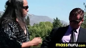 Nuru massage ends with a hot shower fuck 7