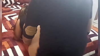 Young college girl cheats after party and her annoying boyfriend desperately tries to call