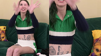 Kit summers "unboxing" the outfits for try on and her first response