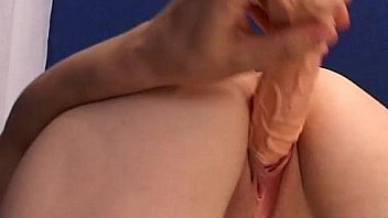 Naughty amateur girl plays with a dildo