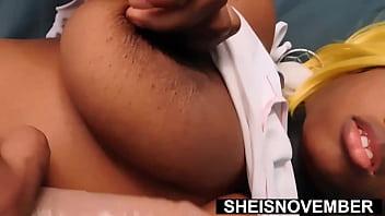 I'm Erotically Posing In Cute Lingerie With Wet Pussy Lips Exposed Petite Young Black Geek Sheisnovember Huge Natural Tits And Biggest Areolas Bouncing From Toy Smacking While Half Naked Spread Apart Her Big Butt While Posing By Msnovember thumbnail