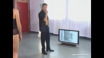 Natasha gets her tight asshole penetrated before giving an atm blowjob