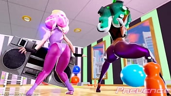 Splatoon 2 Girls Twerking Looped thumbnail