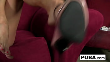 Hot milf fucks herself