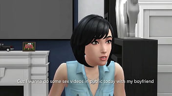 Vlogger films herself having sex at the dressing room sims 4 3d hentai