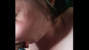 Sucking black dick on the couch