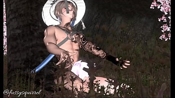 Under blossom three making out with a beautiful man