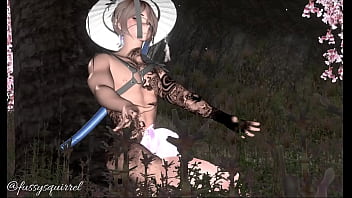 Under blossom three making out with a beautiful man