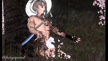 Under blossom three making out with a beautiful man