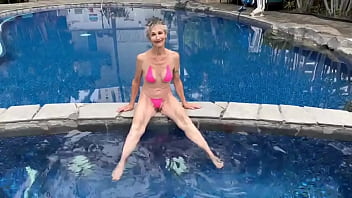 My new bikini fits into a little envelope the straps such that they are are thin plastic it felt sexy as fuck to wear