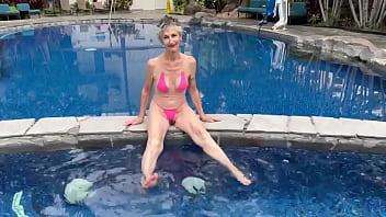 My new bikini fits into a little envelope the straps such that they are are thin plastic it felt sexy as fuck to wear