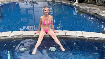 My new bikini fits into a little envelope the straps such that they are are thin plastic it felt sexy as fuck to wear