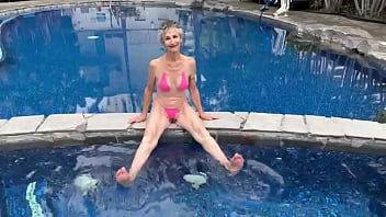 My new bikini fits into a little envelope the straps such that they are are thin plastic it felt sexy as fuck to wear