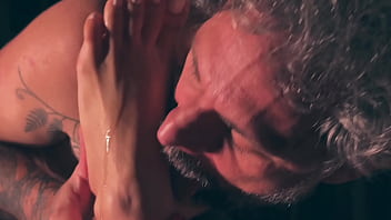 Emily was tied up and had her feet worshipped