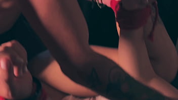 Emily was tied up and had her feet worshipped