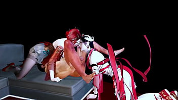 Làm tình với 2 công chúa ngực bự