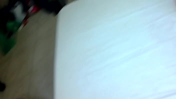 She teased him while cleaning the house the guy waited for his wife to leave and ended up fucking the slut's ass