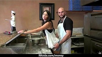 Tight teen fucks a man in front of the camera for cash 27