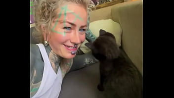 Spending all summer taking care of kittenzz i miss them already but bruja its though work