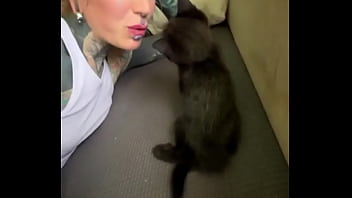 Spending all summer taking care of kittenzz i miss them already but bruja its though work