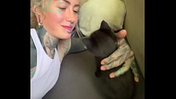 Spending all summer taking care of kittenzz i miss them already but bruja its though work