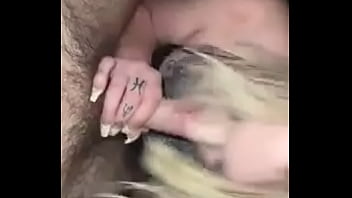 Hot blonde loves to give head