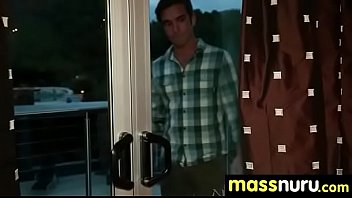 Slippery nuru massage for lucky dude 5