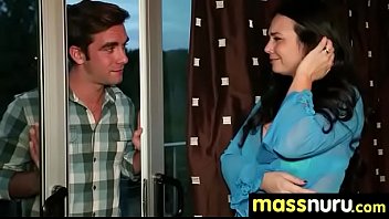 Slippery nuru massage for lucky dude 5