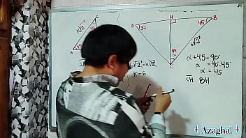 67 matemática sexual ángulo α triángulo creampie student