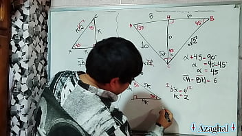 67 matemática sexual ángulo α triángulo creampie student