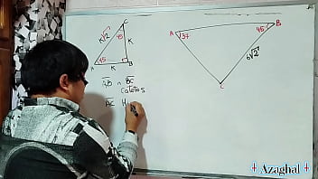 67 matemática sexual ángulo α triángulo creampie student