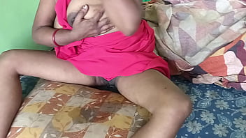 Horny indian housewife masterbating in front of camera and white juice of cum releasing from her vagina