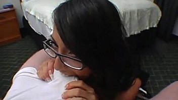 Petite Babe Takes A Facial From A Giant Cock thumbnail