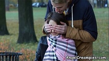 Foxy awesome euro teenie creampie