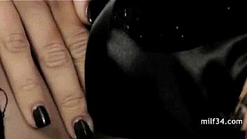 Horny big tit milf gives a hot blowjob