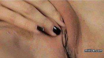 Horny big tit milf gives a hot blowjob